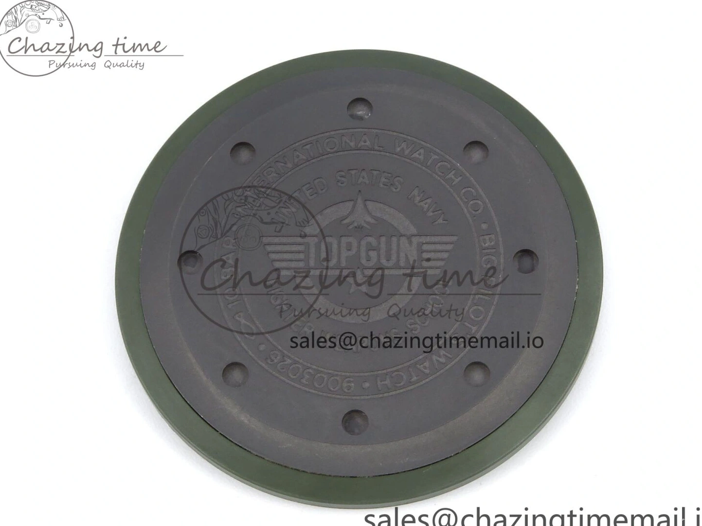 MIROTIME 0302 Big Pilot IW329802 M+F 1:1 Best Edition Green Dial on Green Nylon Strap MY Unique 7002